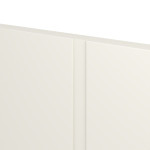 Detailansicht der Fräsung von CLASSEN Doppelflügeltür Dynamic 3.22 Weißlack RAL 9010 inkl. Zarge