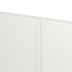 Detailansicht der Fräsung von CLASSEN Doppelflügeltür Dynamic 3.23 Weißlack RAL 9003 inkl. Zarge