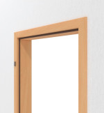 Detailbild von Buche Basic Durat Holzzarge für Rauchschutztüren (Rundkante) - Huga