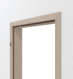 Detailbild von Eiche grau Basic Durat Zarge für Wohnungseingangstüren (Rundkante) - Huga