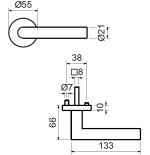 Technische Zeichnung Ronny-R Aluminium