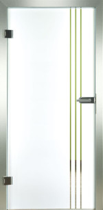 Lines Glastür Piktura Loft - Siebdruckdesign