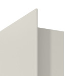 Detailansicht der eckigen Kante von Innentür-Set Stahl mit Feuerschutzfunktion T30-1 FSA-62 mit Rechteckverglasung Ausschnitt 2 inkl. Blockzarge - Teckentrup
