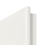 Segmentkante von Innentür-Set Arctic Weiß 9016 WestaLack mit Zarge und Drücke