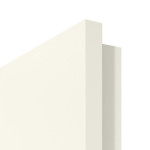 Detailansicht der eckigen Kante von GARANT Wohnungseingangstür 9417-60 Snow White CePaL mit Lichtausschnitt LA-9