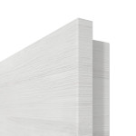 Detailansicht der Premiumkante von GARANT Schallschutztür Quer Authentic Grigio CePaL