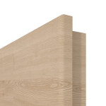 Detailansicht der runden Kante von GARANT Wohnungseingangstür Corona 730 Quer Authentic Achat CePaL