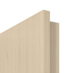 Detailansicht der runden Kante von GARANT Wohnungseingangstür Corona 851 Authentic Sand CePaL