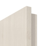 Detailansicht der Premiumkante von GARANT Schallschutztür Corona 851 Authentic Perl CePaL