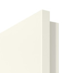 Detailansicht der Premiumkante von GARANT Doppelflügeltür Corona 832 Snow White CePaL mit Zarge