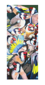 Original Vogelgruppe Buchfinken eigene Innentür - Hanne Kroll