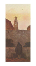 Caspar David Friedrich Reproduktion An der Stadtmauer