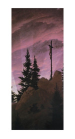Caspar David Friedrich Reproduktion Kreuz im Gebirge