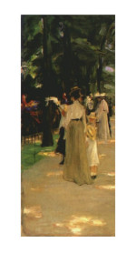 Max Liebermann Reproduktion Papageienallee