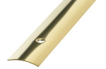 Ansicht von PROTRANS Übergangsprofil Messing 40mm massiv gelocht 100cm - Proline