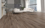 Milieubild Wohnbereich von Eiche dunkel strukturiert 1-Stab Living Laminat - Wiparquet