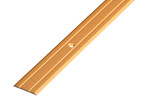 Ansicht von PROTRANS Übergangsprofil Aluminium 25mm eloxiert Gold gelocht 100cm - Proline