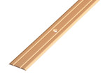 Ansicht von PROTRANS Übergangsprofil Aluminium 25mm eloxiert Champagne gelocht 100cm - Proline