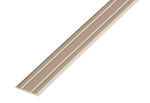 Ansicht von PROTRANS Übergangsprofil Aluminium 25mm eloxiert Edelstahl selbstklebend 270cm - Proline
