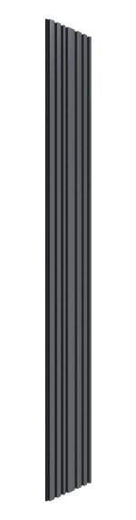 2. Bild von Wandpaneel schwarz Akustik Perform Mix 2400 x 300 mm