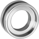 Bild von SÜDMETALL Glas-Schiebetürmuschel rund Edelstahl-sat. mit Durchgriff