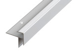 Ansicht von PROSTEP Treppenkante (Tritt- und Setzstufe) Aluminium 13-15mm eloxiert Silber 270cm - Proline