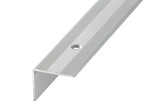 Ansicht von PROSTEP Winkelprofil Aluminium 25x20mm eloxiert Silber gebohrt 270cm - Proline