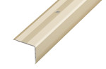 Ansicht von PROSTEP Winkelprofil Aluminium 35x30mm eloxiert Champagne gebohrt 270cm - Proline