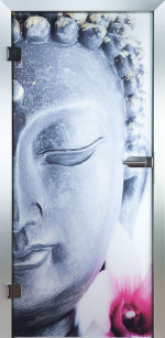 Buddha Glastür Piktura Loft - Farbdrucktür