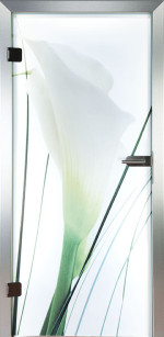 Flora Glastür Piktura Loft - Farbdrucktür