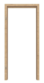 Frontbild von HUGA Zarge Asteiche Durat Basic mit runder Kante