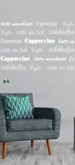 Bild von Cafe 1 Mattprint Schiebetür Ganzglas mit Motiv matt - Erkelenz