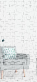Bild von Crossing lines Mattprint Schiebetür Ganzglas mit Motiv klar - Erkelenz