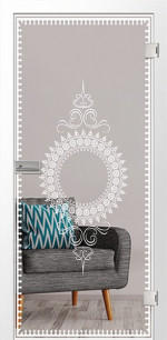 Bild von Deco Mattprint Glastür mit Motiv matt - Erkelenz
