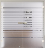 Bild mit Modell 372 Ganzglas Doppelflügeltür