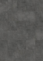 Draufsicht von Concrete dunkel matt Minipearl Plus Fliese Designboden Vinyl - Wiparquet