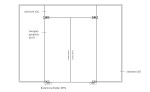 Zeichnung von Morse Motiv matt 2-flg. Glaspendeltür mit zwei festen Seitenteilen und Oberlicht DORMA Mundus BTS Variante 12 - Erkelenz