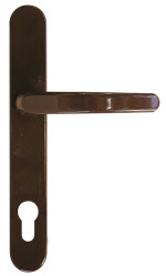 Bild von Compact 92 Mahagoni Langschild Schutzbeschlag für Haustüren - Interio