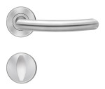 Slim Style E526 Cliprosette Edelstahl matt Rundrosette Zimmertürgarnitur WC innen - Karcher Design