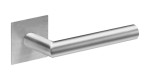 Slim Style E900Q Magneto Edelstahl matt quadratische Flachrosette seitliche Ansicht - Karcher Design