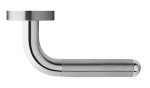 Lignano Steel ER35 matt poliert Rundrosette Draufsicht - Karcher Design