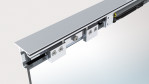 Vogelperspektive von Evoline Top Aluminium Schiebetürsystem für Glastüren