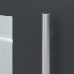 Höning Haustür Schüco Design ICE 1 AT75-ea RAL 7016-RAL 7016 Detail Drücker