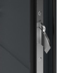 Höning Haustür Schüco Design ICE 1 AT75-ea RAL 7016-RAL 7016 Detail Schließer