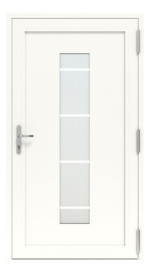 Höning Haustür Schüco Design ICE 1 AT75-ea RAL 7016-RAL 9016 Frontansicht innen