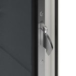 Höning Haustür Schüco Design ICE 1 AT75-ea RAL 7016-RAL 9016 Detail Schließer