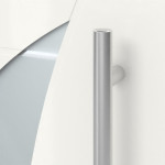 Höning Haustür Schüco Mia AT75-ea RAL 9016 glatt-RAL 9016 glatt Detail Drücker