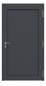 Kneer Haustür Alu AT72 1AF 213 RAL 7016-RAL 7016 Frontansicht innen