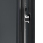 Kneer Haustür Alu AT72 1AF 213 RAL 7016-RAL 7016 Detail Schließer