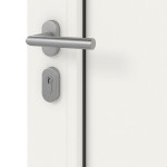 Kneer Haustür Alu AT72 1AF 213 RAL 9016-RAL 9016 Detail Oberfläche